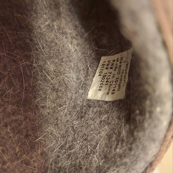 L.L.Bean Wool Clogs Black 7 - Picture 9 of 9